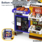 Portable Shopping Cart Home Supermarket Toy with Cash Register Cashier Machine Toy