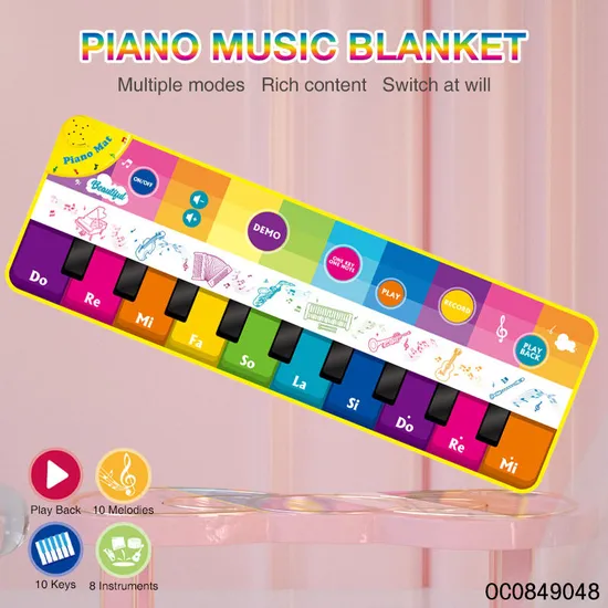 Wholesale Children Montessori Musical Instruments Piano Light-up Keyboard Electronic Toy for Kids