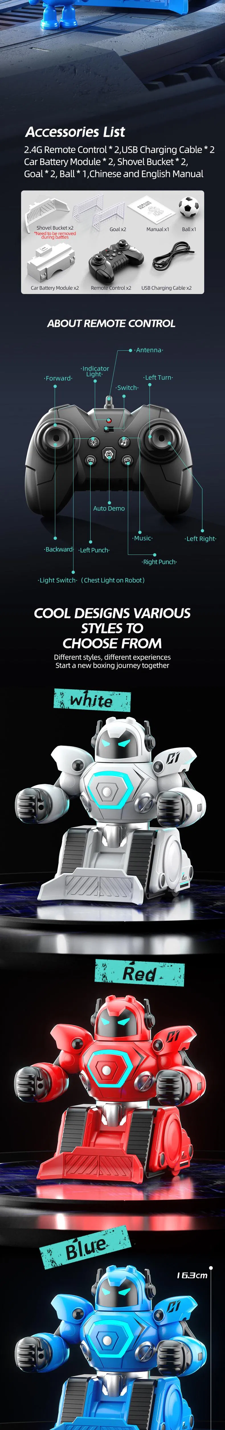 Wholesale Educational Remote Control RC Electronics Smart Football Interactive Kids Robot Toy