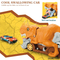 Wholesale Diecast 2PCS Alloy Mini Car Big Dinosaur Electric Toy Cars Set Kids with Light and Music