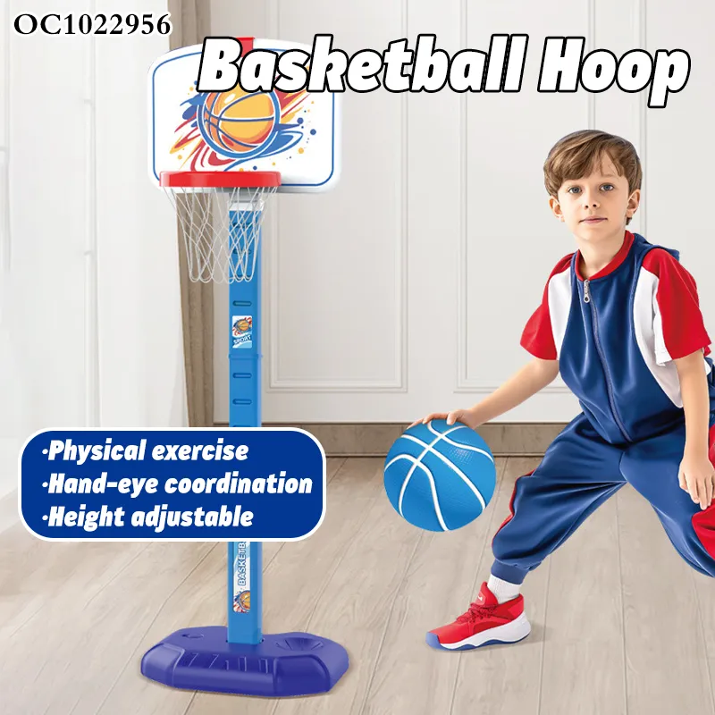 Wholesale Indoor Sports Movable Equipment Adjustable Custom Mini Plastic Basketball Hoop Stand Set Toy