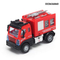 Wholesale Construction 4 Pieces Red Pullback Model Toy Car 1: 64 Plastic Fire Engine Truck Toy Set