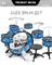 Wholesale Quality Outdoor Kids Musical Musical Instruments Drum Set for Kids