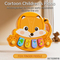 Wholesale Cartoon Children's Electronic Animal Baby Montessori Sensory Rainbow Keyboard Toy Portable Piano