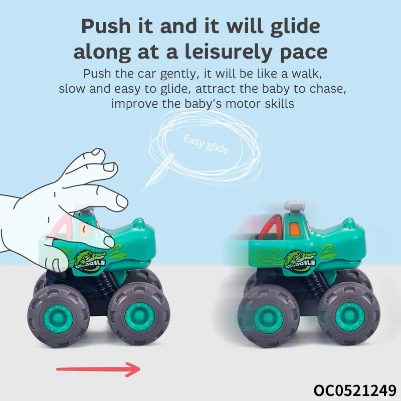 Wholesale Baby off Road Truck Friction Push and Go Shark Super Cars Toy
