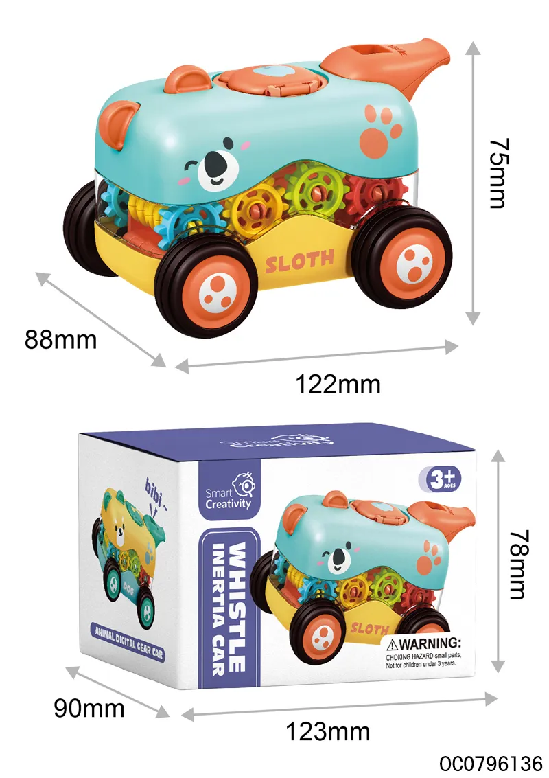 Wholesale Plastic Friction Mini Super Car Educational Toys for Kids