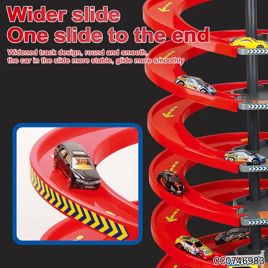 Wholesale Diecast Metal Car Track Parking Play Set Car Model Toys