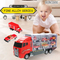 Wholesale Diecast Car Container Truck Die Cast Toy Metal Fire Trucks for Kids