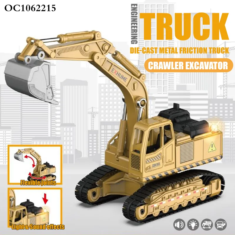 Diecast Construction Children Mini Die Cast Kids Vehicle Metal Toys