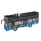 Wholesale Kids Plastic Children Friction Mini Bus Toy Scale Model with Light Sound