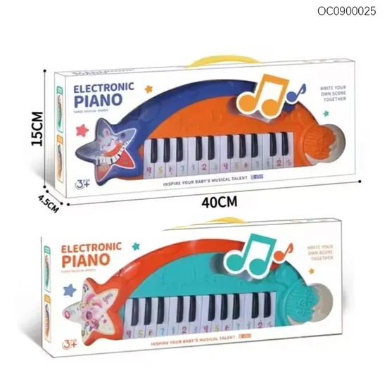 Wholesale Montessori Sensory Learning Electronic Organ Musical Instrument Piano Keyboard Toys for Kids