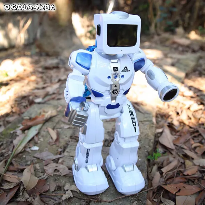 Wholesale Educational Engineering Electronic Remote Control Children's Robot Toy for Kids Learning with Musical Songs