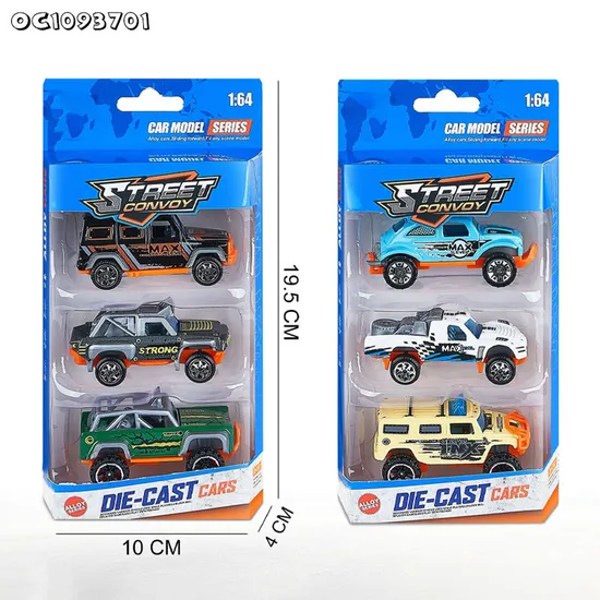 Wholesale Children off Road Truck Mini 1: 64 Scale Diecast Model Cars for Kids