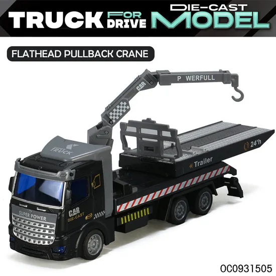 Wholesale Diecast Alloy 6PCS Miniature Metal Model Pull Back Car Toys Truck