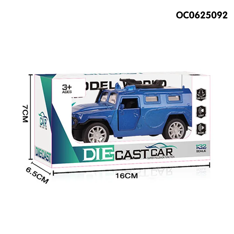 Wholesale Diecast Pull Back Miniature Cars Metal 1: 32 Scale Model for Kids