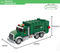Wholesale Friction Educational Small Truck Plastic Kids Toy with Light Sound