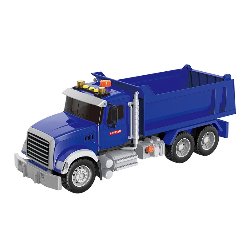 Wholesale Miniature Friction Construction Car Toys Set Model Truck with Light Sound