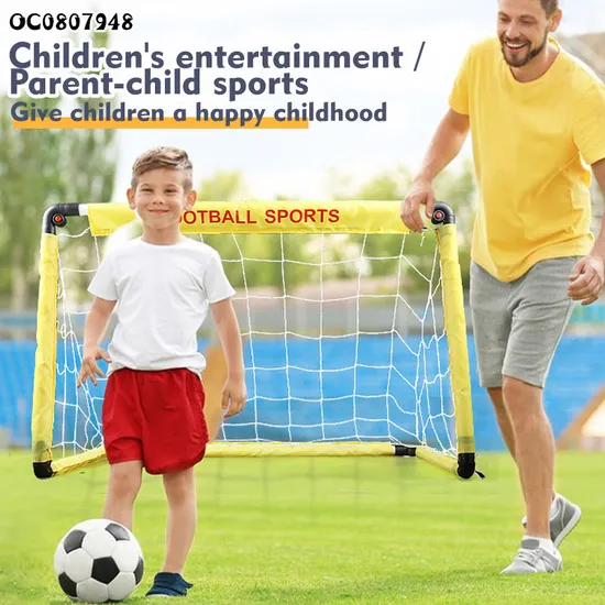 Wholesale Ball Small Kit Sets Foldable Running Sport Football Soccer Goal Nets for Kids