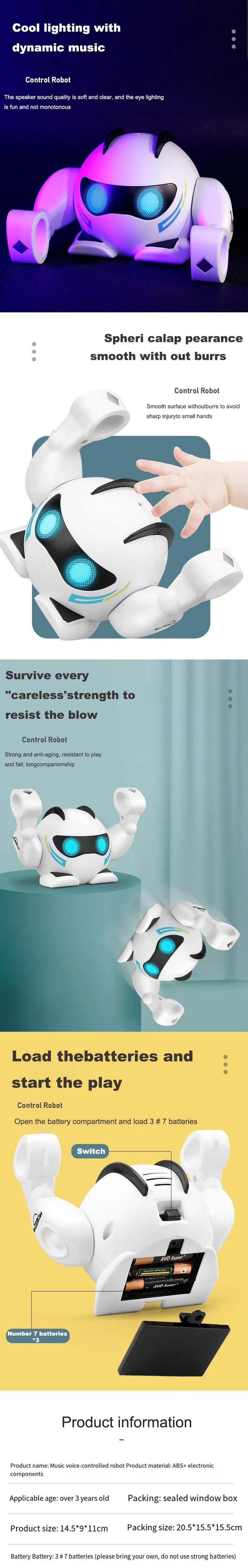 Wholesale Singing Dancing Touch Sensor Smart Educational Musical Intelligent Smart Robot