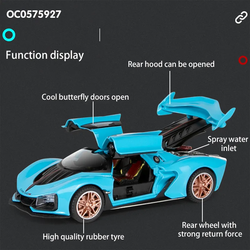 Wholesale 1: 24 Diecast Miniature Model Racing Alloy Car Metal Models