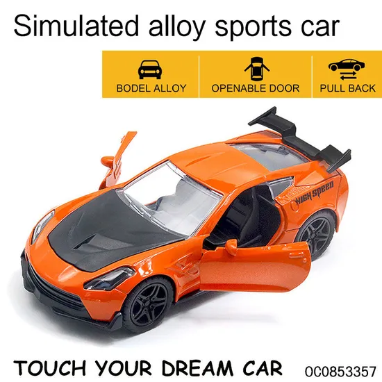 Wholesale Miniature Die Cast Metal Model Open Door Car Toy 1: 36 Scale Car for Kids