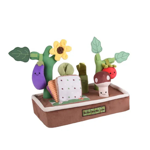 Wholesale Children Learning Plane Soft Montessori Soft Plush Vegetable Stuffed Toy