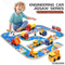 Wholesale Children's Educational Track Kids Car Toy Play Set Pull Back Engineering Truck Toys Set
