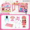 Wholesale Plastic Doll House Kitchen Miniatures Dream Dollhouse for Girls Pretend