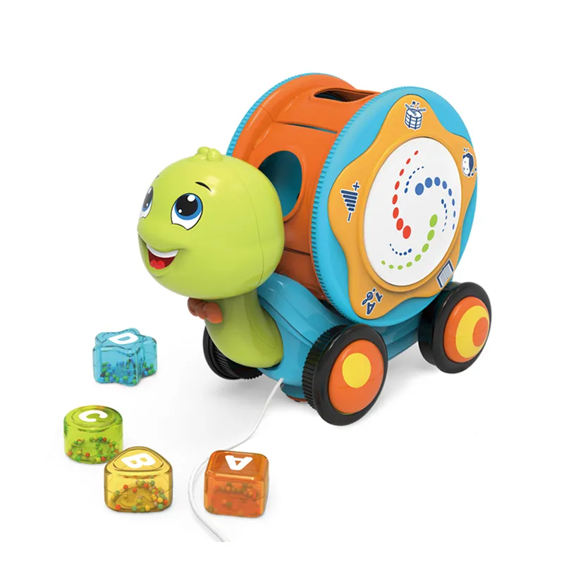 Wholesale Animal Happy Shape Educationaltoys Instruments Plastic Musical Hand Drum