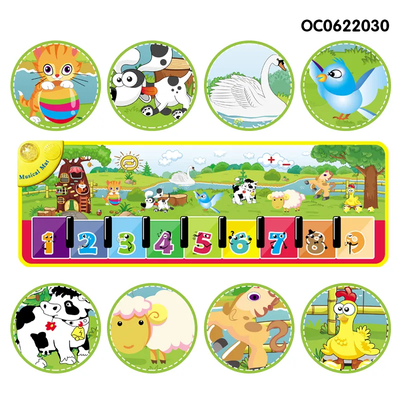 Wholesale Montessori Musical Instruments Piano Keyboard Light-up Keyboard Toy