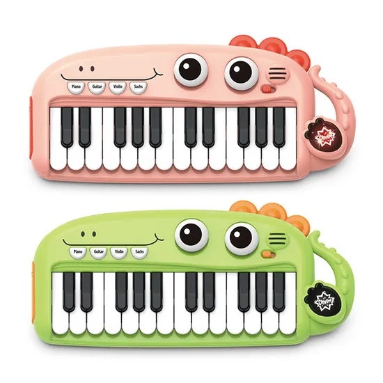 Wholesale Educational Musical Instruments Piano Keyboard Electronic Organ for Kids with Flashing Light
