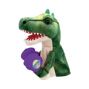 Wholesale Children Plush Dinosaur Animal Hand Puppet Toy with Sound for Kids