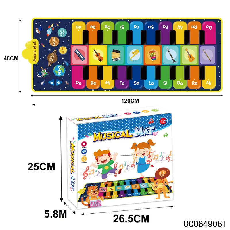 Wholesale Educational Keyboards Music Electronic Rainbow Keyboard Piano Musical Toys