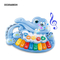 Wholesale Montessori Sensory Cartoon Baby Musical Instruments Piano Kids Light-up Rainbow Keyboard Toy for Babies