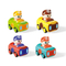 Wholesale Cheap 12PCS Plastic Mini Cute Friction Funny Cartoon Car Animals Toy for Kids
