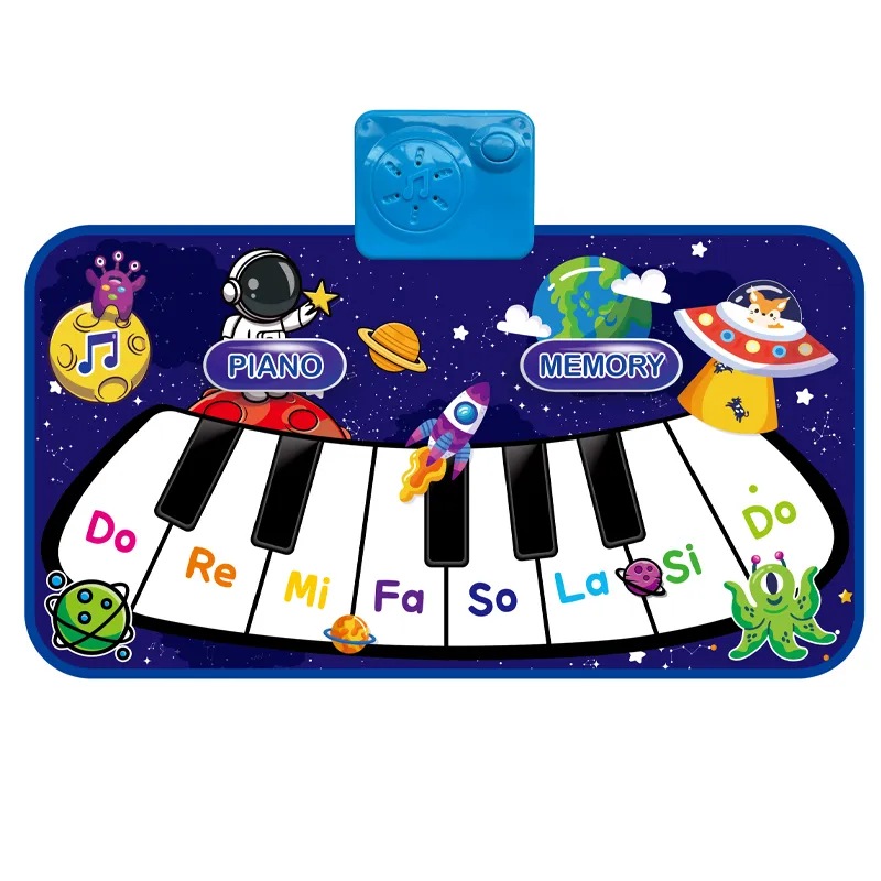 Wholesale Electronic Dance Musical Instruments Baby Piano Baby Light-up Keyboard Toy with Music