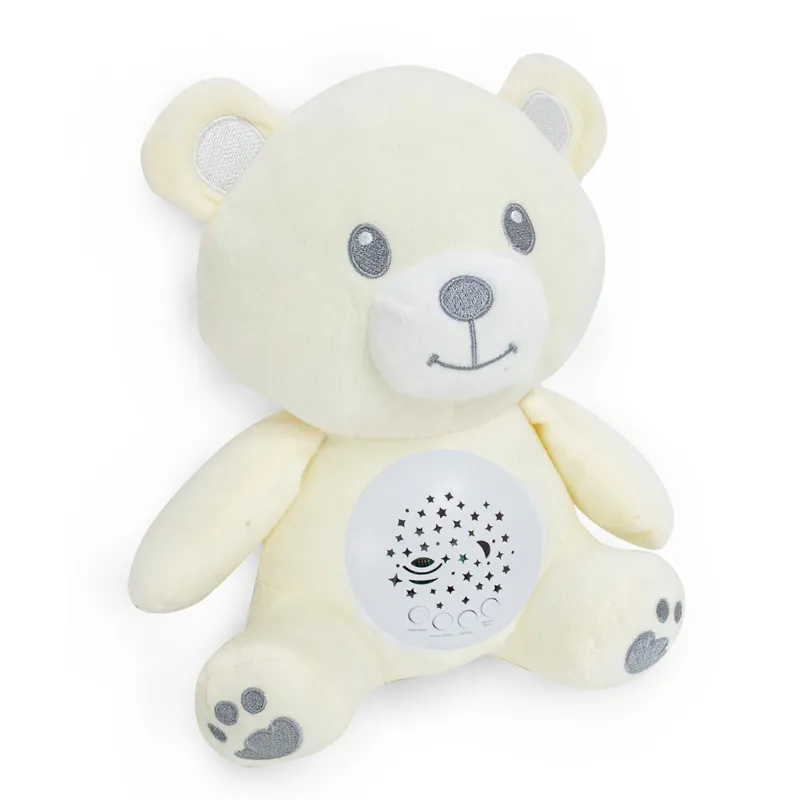 Wholesale Educational Animal Light up Custom Plush Bear Stuffed Baby Toys