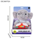 Wholesale Stuffed Battery Operated Hand Drum Musical Instrument Big Elephant Animal and Plush Toy Doll with Flashing Light
