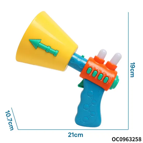 Wholesale Intellectual Toy Lights and Sound Plastic Trumpet Electronic Horn for Kids