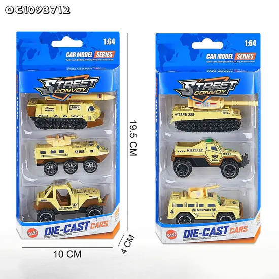 Wholesale 1: 64 Scale Education Alloy Tank Learning Launcher Truck Diecast Model Car for Kids