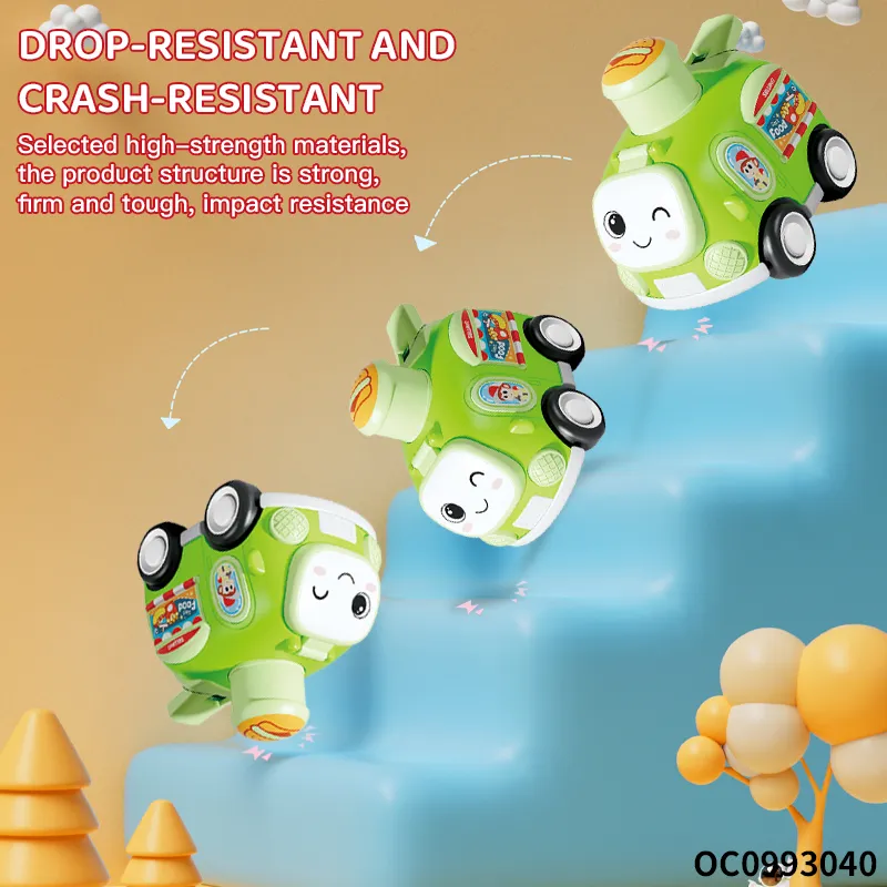Wholesale Plastic Children Cute Friction Baby Cartoon Car Gifts Small Mini Funny Baby Toys