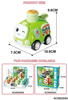 Wholesale Plastic Children Cute Friction Baby Cartoon Car Gifts Small Mini Funny Baby Toys
