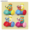 Wholesale Mini Plastic Miniature Friction Cartoon Press and Go Animal Racing Car Toy