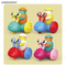 Wholesale Mini Plastic Miniature Friction Cartoon Press and Go Animal Racing Car Toy