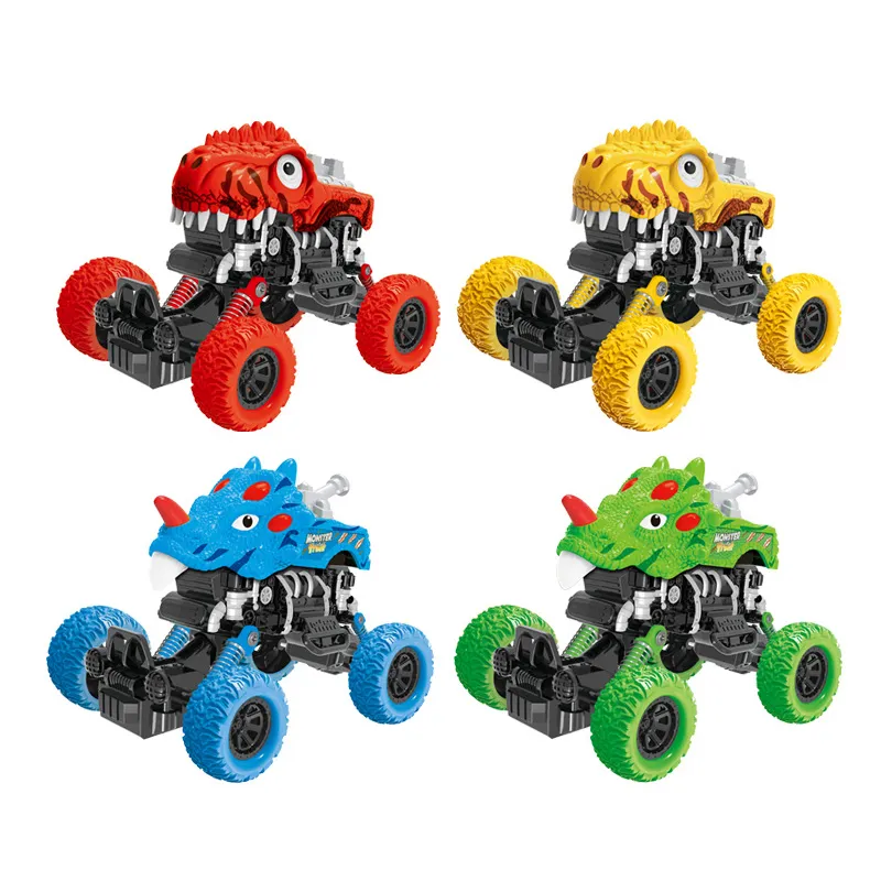 Wholesale Small Dinosaur Pull Back Plastic Car Model Plastic Toy Cars for Kids
