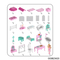 Wholesale Preschool Baby DIY Plastic Miniature Doll House Furniture for Girls Gift