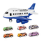 Vehicle Construction Cartoon Plastic Storage Plane Kids Alloy Car Toys for Kids