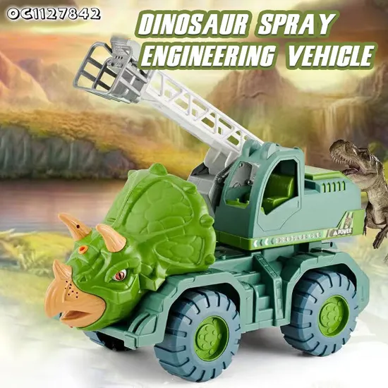 Wholesale Miniature Educational Dinosaur Friction Children's Toy Trucks