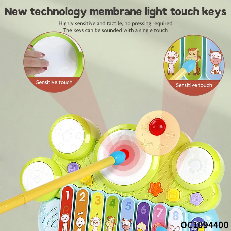 Wholesale Children Electronic Learning Toys Music Instrument Keyboard Piano Kids Education Drums Toy for Sale