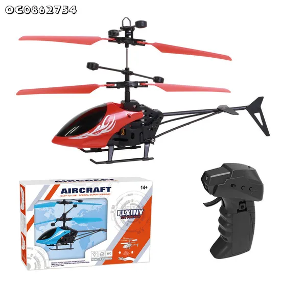 Wholesale Mini LED RC Small Remote Control Hand Gesture Flying Toys Helicopter with Light